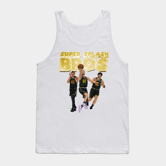 Super Splash Bros Tank Top by xavierjfong